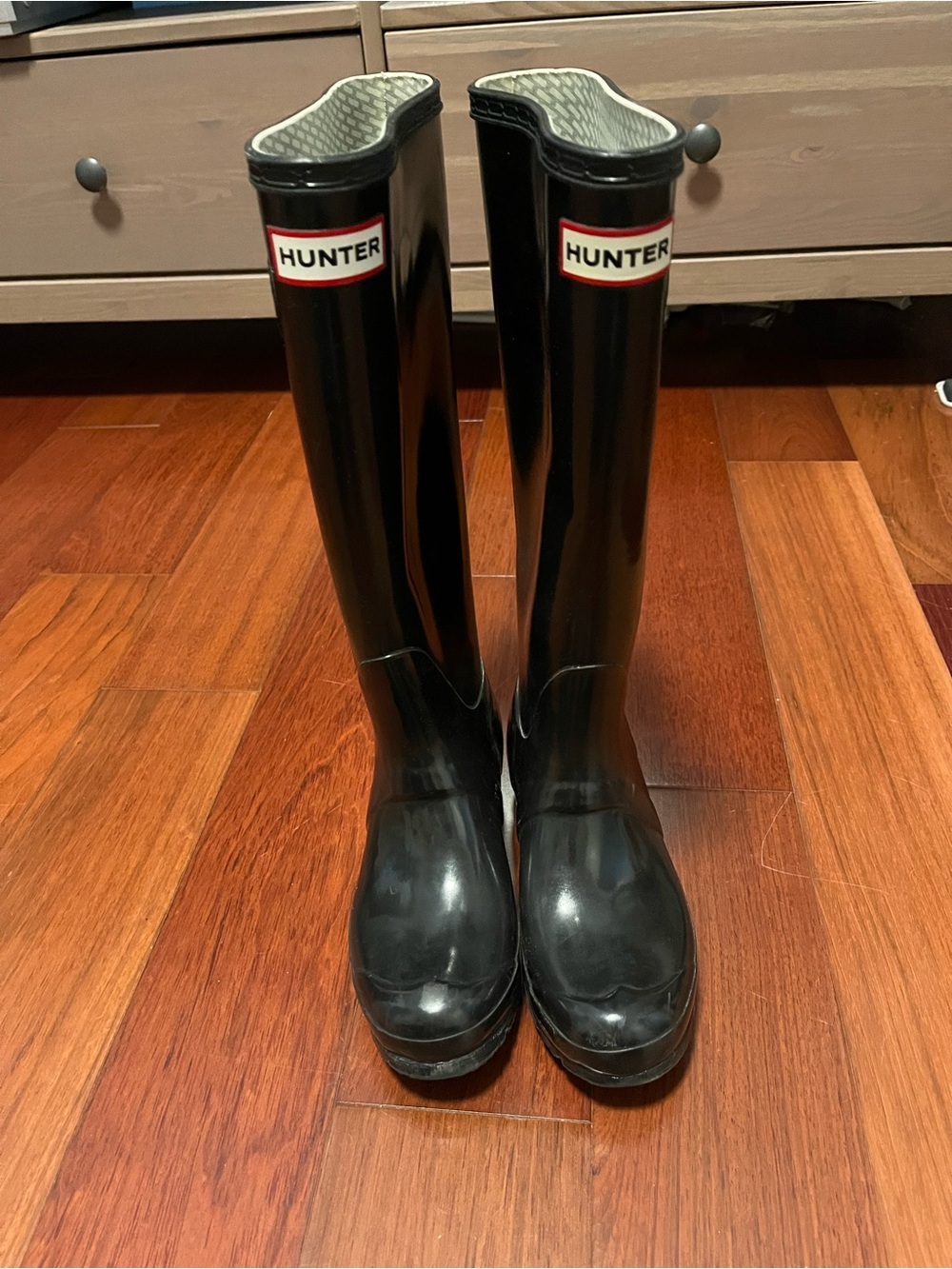 Hunter Wellies in Black